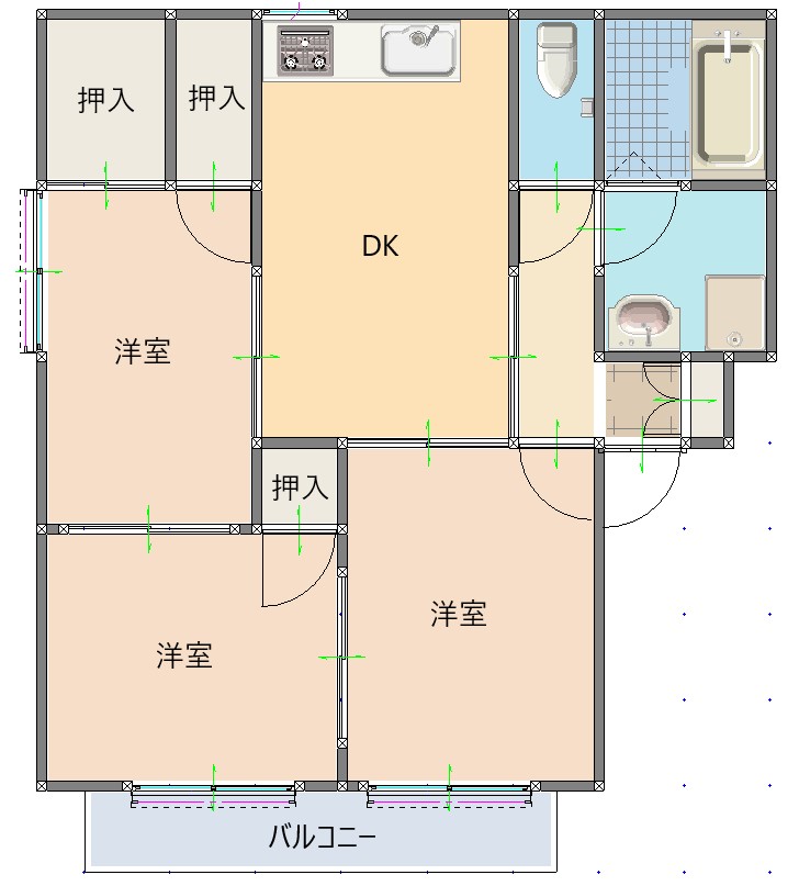 クレセントレジデンス B_間取り_0