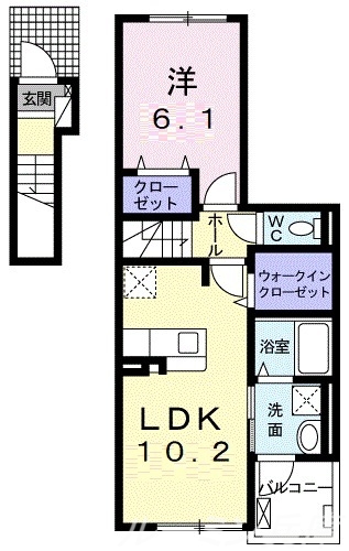 カトレア２の間取り