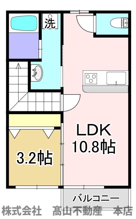 ラフォーレさつき十番館の間取り