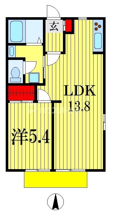 ラフォーレ萩台の間取り