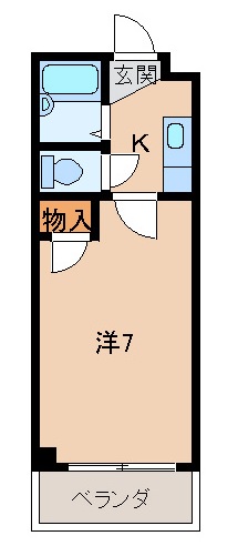 雑賀マンションの間取り