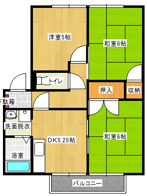 セントポーリアの間取り