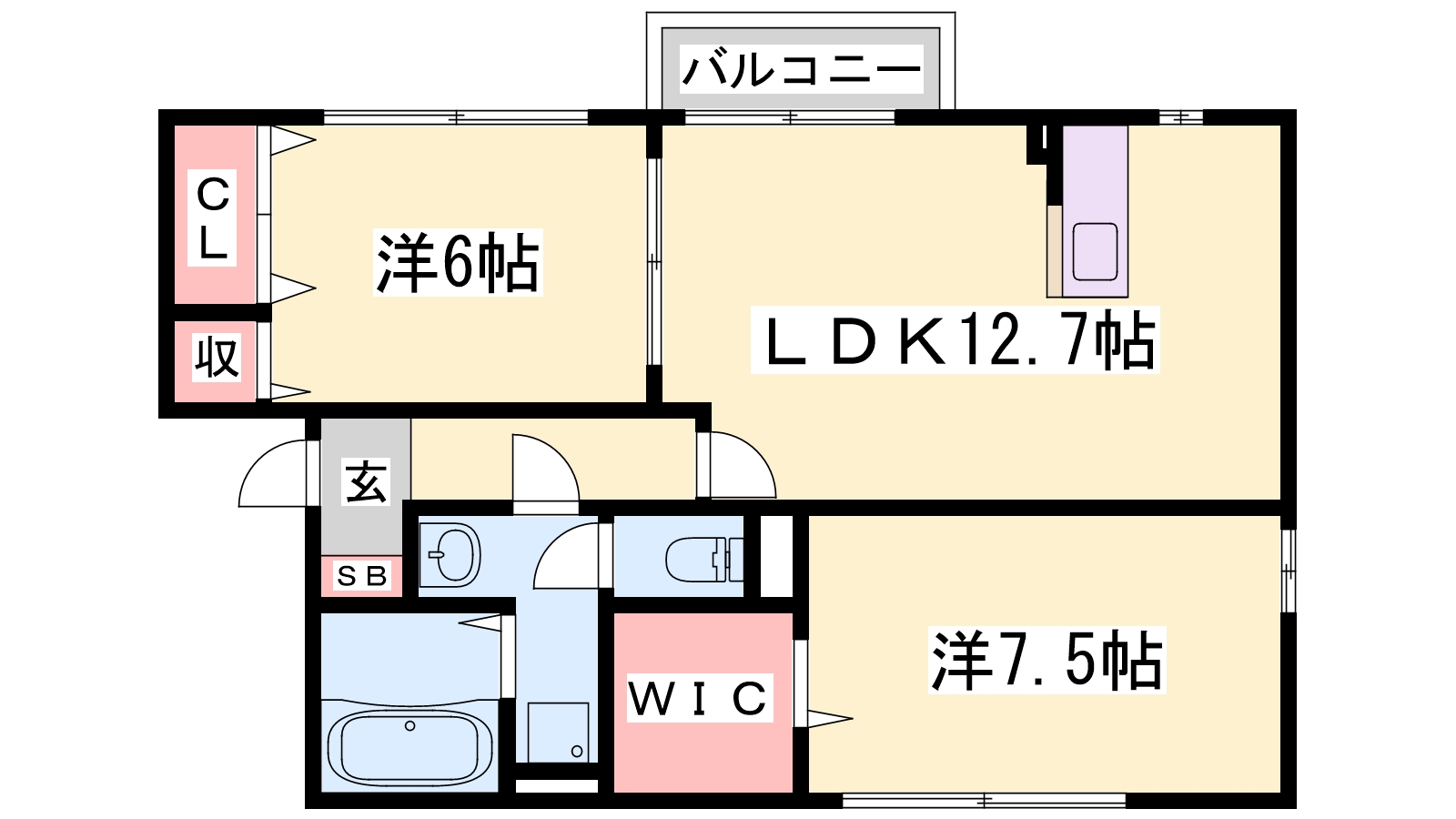 ブリックガーデンの間取り