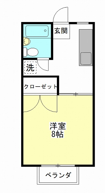 なみきコーポAの間取り