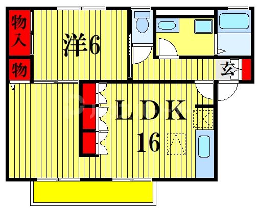 コンフォートBの間取り