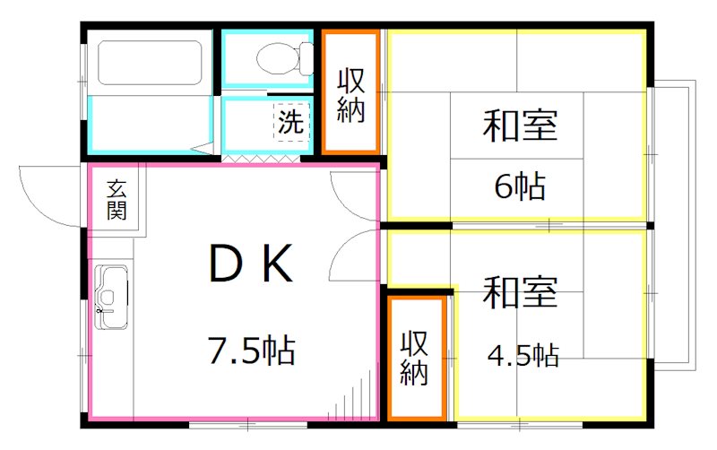 クラウンハウスの間取り