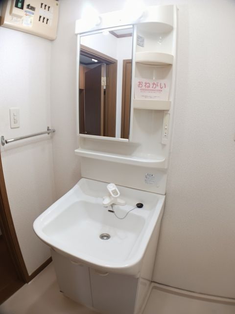 【ラシーヌ弐番館の洗面設備】