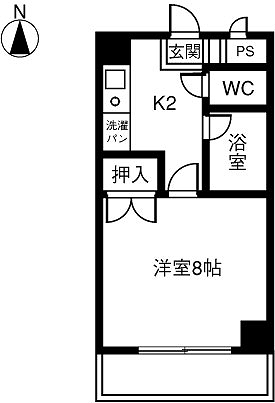 サンアヴェイル国府宮の間取り