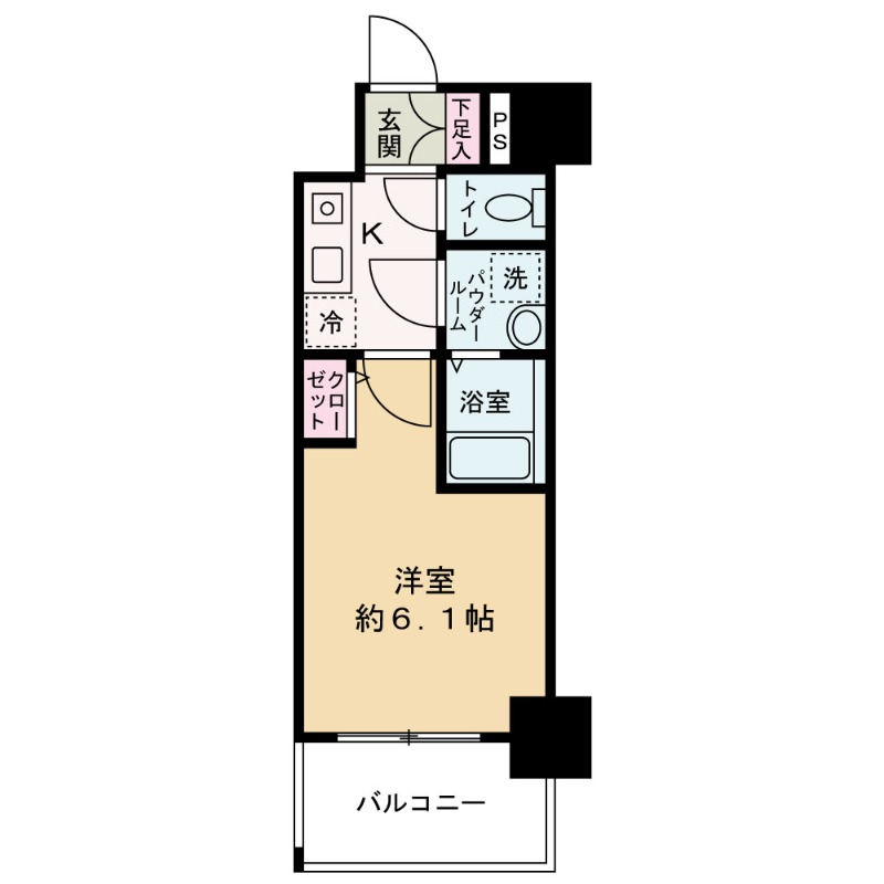 エスリード南森町ラグシスの間取り