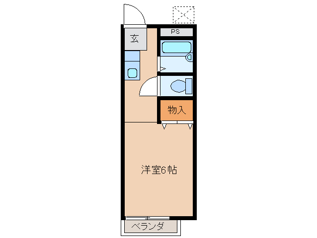 フローラルIIの間取り