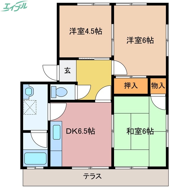 パークシティ五十鈴の間取り