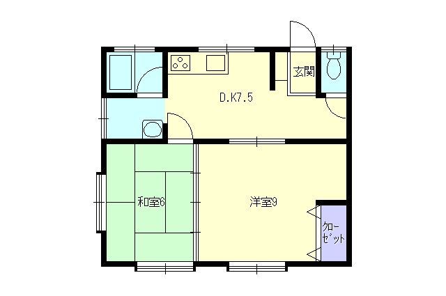 第7清和荘の間取り