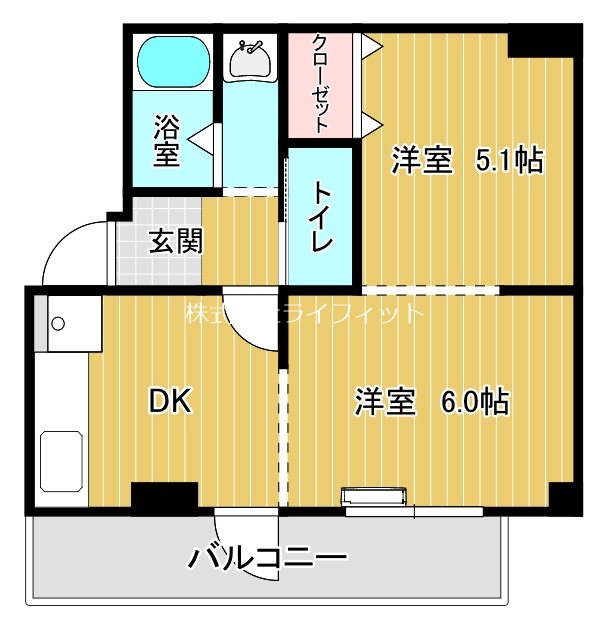 ヴィラナリー豊岡IIの間取り