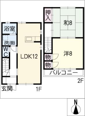 大野住宅の間取り