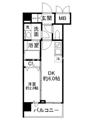 ブランシエスタ西京極の間取り