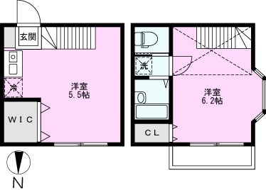 Ｍ　Ｈｏｕｓｅ西新井の間取り