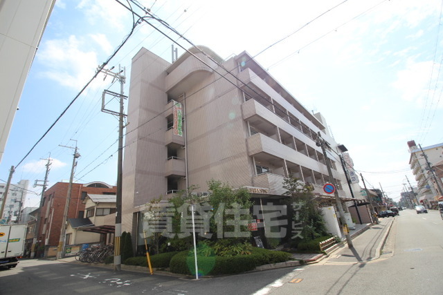 【京都市右京区西院北矢掛町のマンションの建物外観】