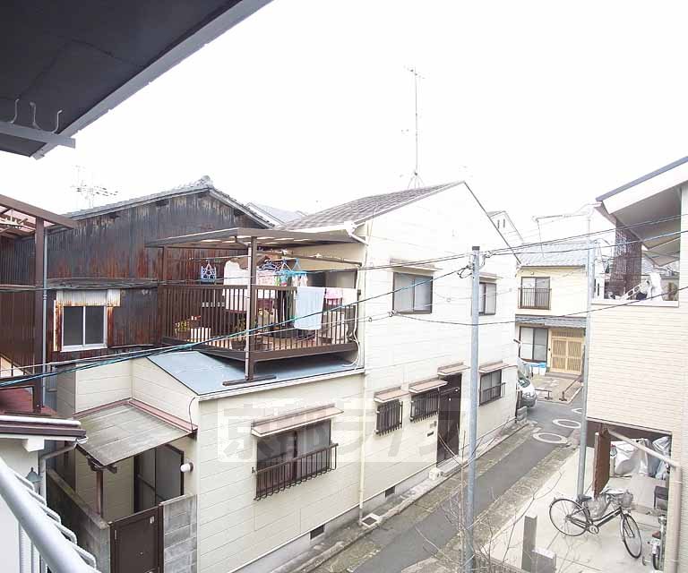 【京都市左京区岡崎西福ノ川町のアパートの眺望】