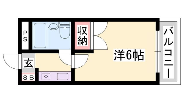 カレッジ北八代の間取り