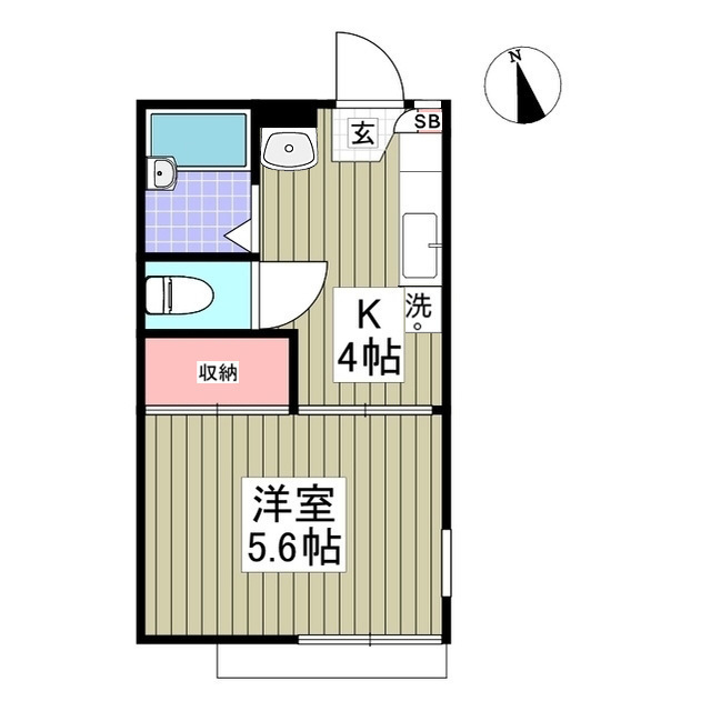 アムール玉川学園Ａの間取り