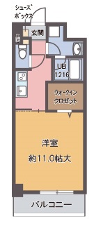 大阪市平野区長吉長原西のマンションの間取り