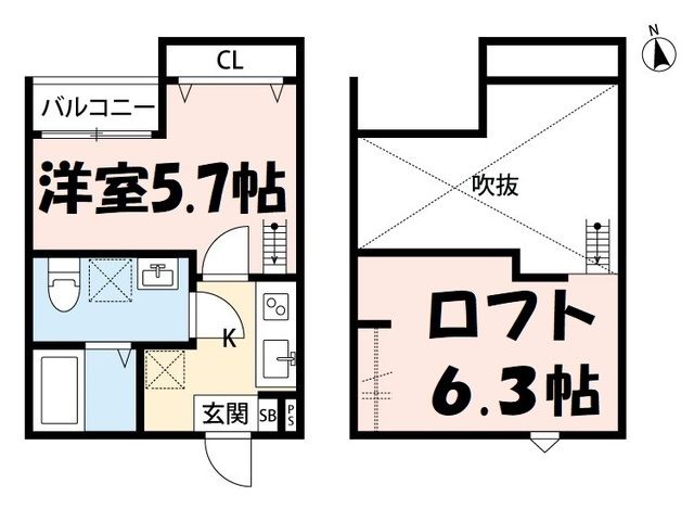 【スリジエ　大宮の間取り】