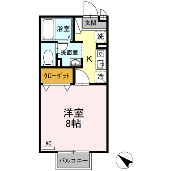 セジュールアンバタの間取り