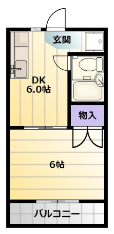 ロイヤルシングルの間取り