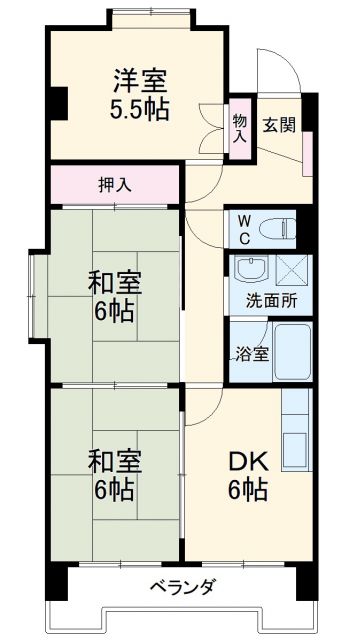 ローレル豊前の間取り