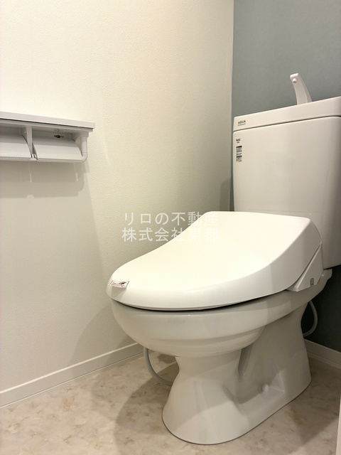 トイレ　洗浄便座付です！