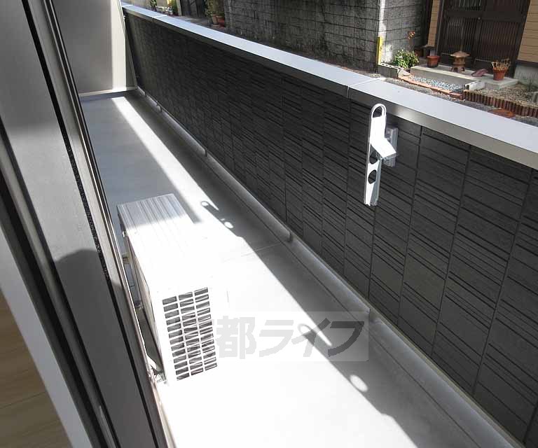 バルコニー　洗濯物たくさん干せます