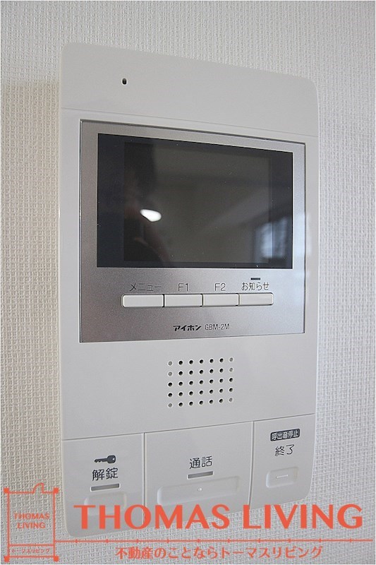セキュリティ　来客確認が出来るTVモニターホンです。