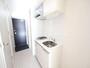 キッチン　システムキッチン（ガス2口）冷蔵庫・レンジ等ご用意できます