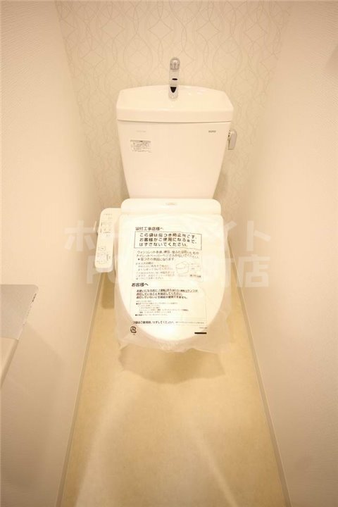トイレ　ゆったりとした空間のトイレです