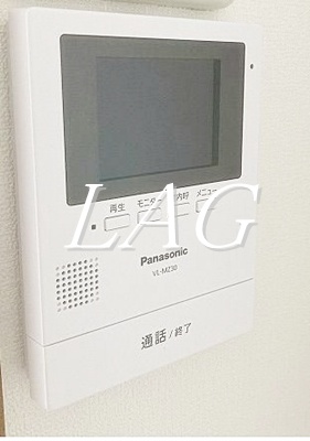 セキュリティ　モニター付きインターホンです。