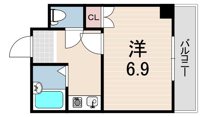 アベニュー曙の間取り写真