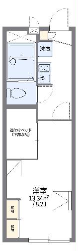 レオパレスアヴェニールの間取り