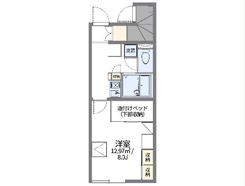 レオパレスわかばの間取り