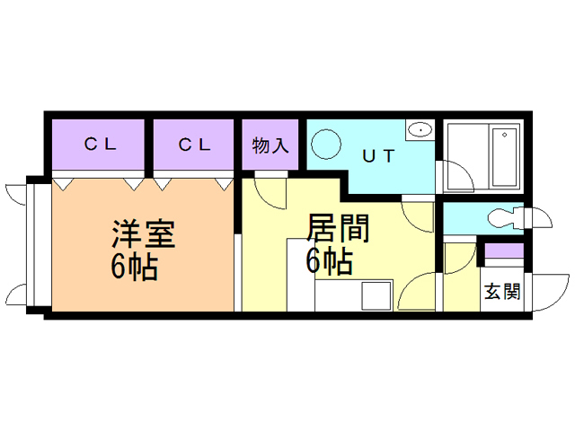 リージャストマンション中野通の間取り