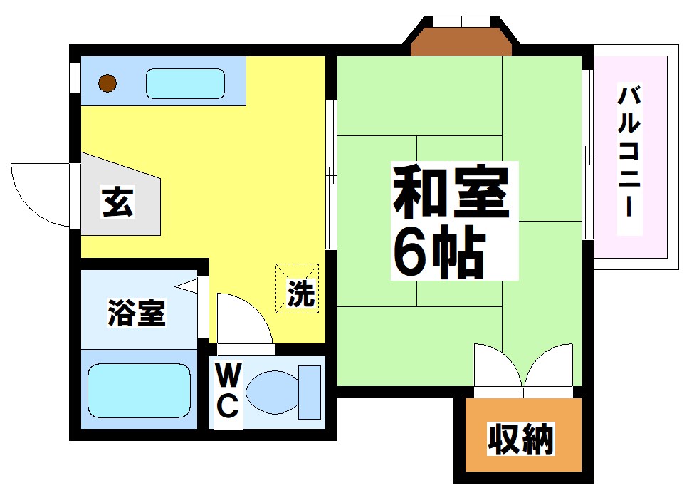 東京都調布市西つつじケ丘４（アパート）の賃貸物件の間取り