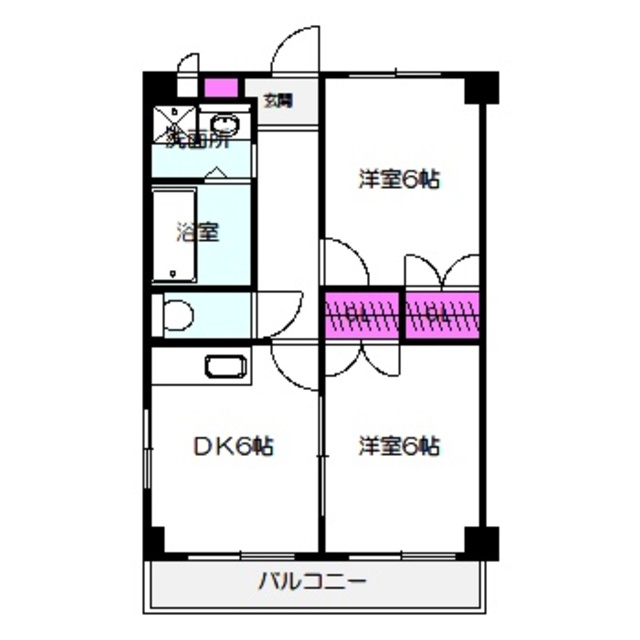 Mプラザ城東六番館の間取り