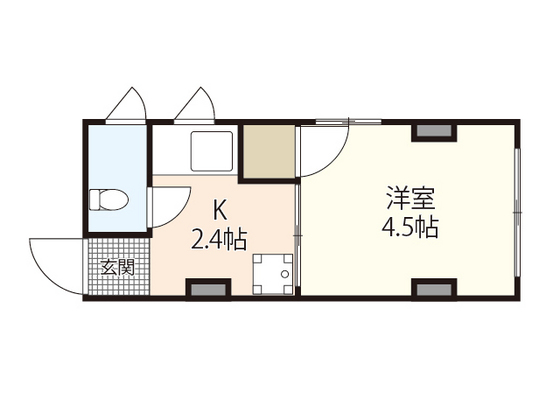 広島市西区南観音町のマンションの間取り