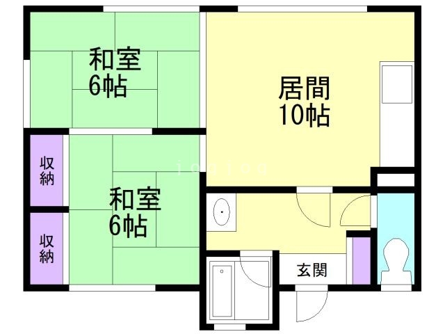 大森マンションの間取り