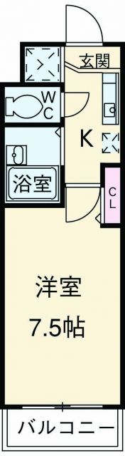 マモール北久里浜の間取り