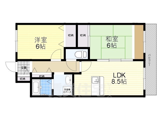 ソシア売布の間取り