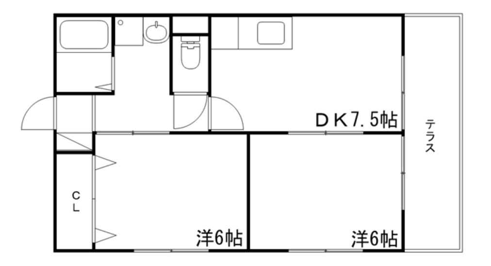 ＳＩＳＡ溝口の間取り