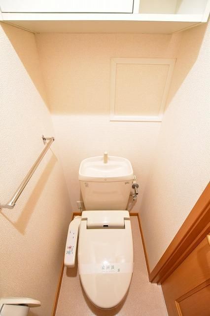 【矢板市木幡のアパートのトイレ】