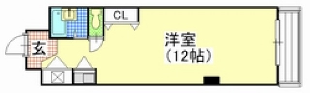 ホーメストハイツ蕃山町の間取り