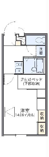 レオパレスグレーシーせきの上の間取り