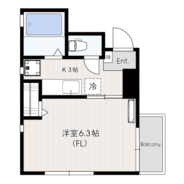 コンフォート宿河原の間取り